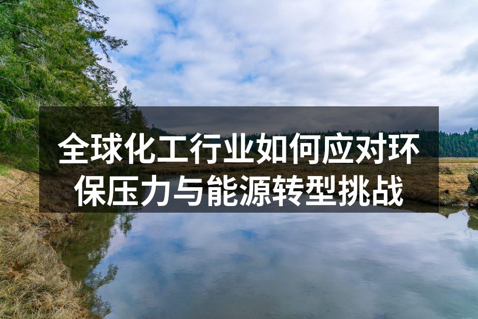 全球化工行业如何应对环保压力与能源转型挑战